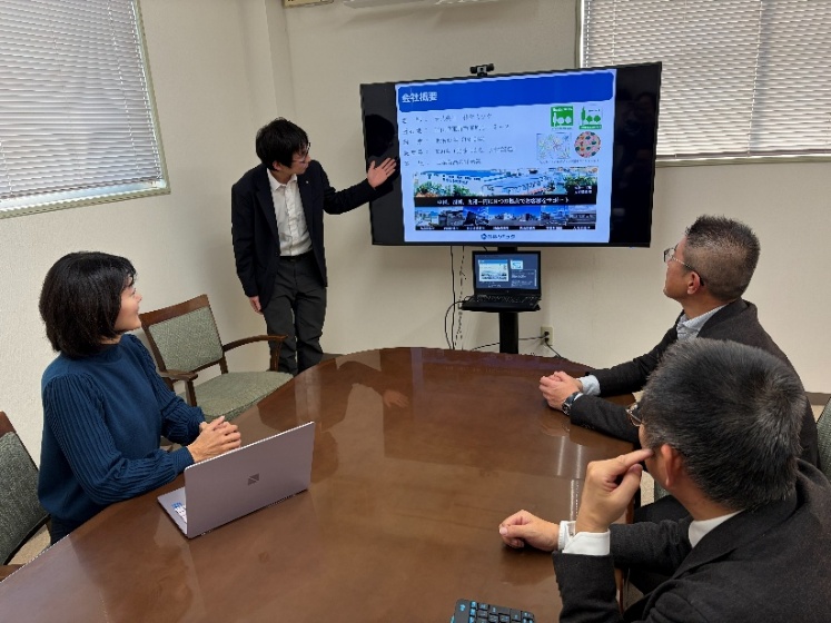 林ケミック様のオフィスにて